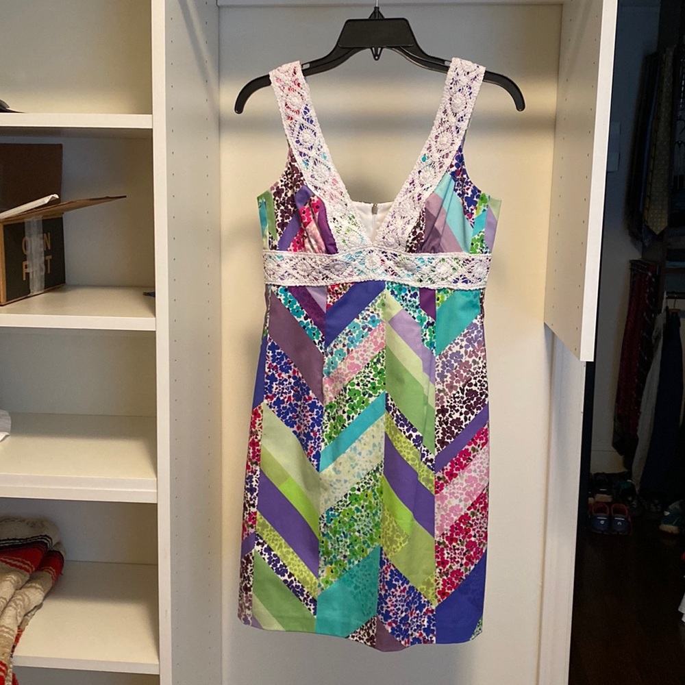 Trina Turk sundress, size 2, no tags but never worn, fully lined, hidden zipper